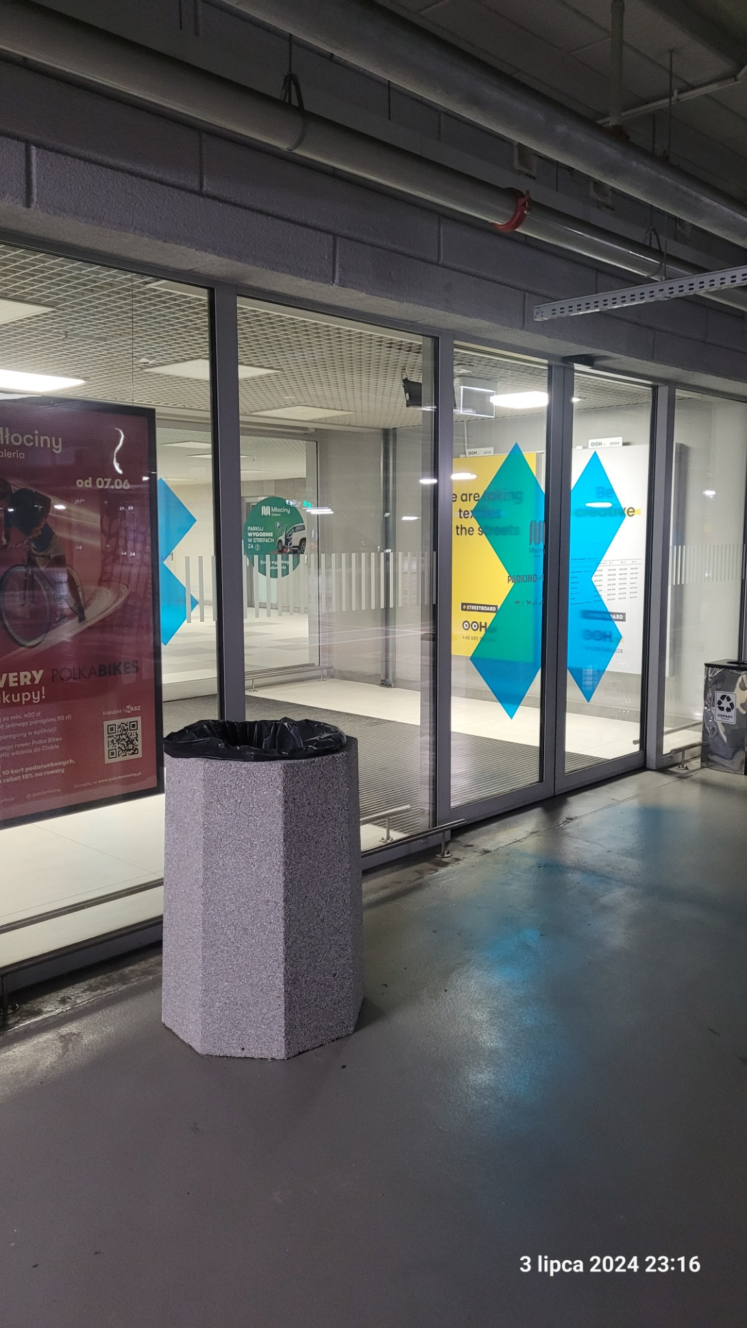 Kosz ośmiokątny 120L nr kat. 172